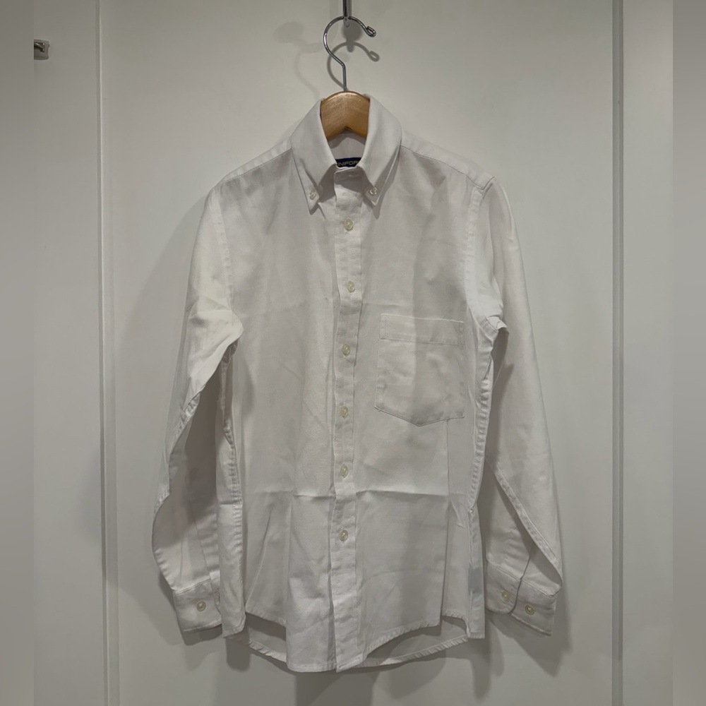 Uniform Solutions  Boy’s Classic White Button Down Shirt